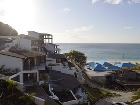 The sun begins to set at Tamarind Hills property in Antigua. EDDIE CHAU