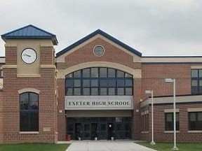 Exterior of Exeter High School in New Hampshire