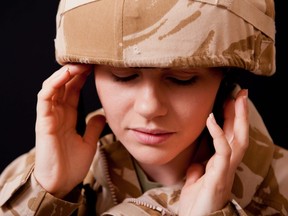 PTSD - Young Female Soldier