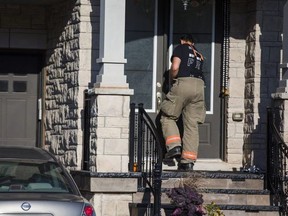 Nine people were evacuated when a fire broke out inside a  Brampton home. Two people are in hospital with serious injuries on Nov. 7, 2021.