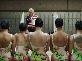 Jason Sudeikis plays swimming coach in the video for a new Foo Fighters song Love Dies Young.