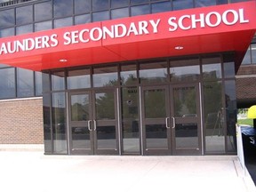 Saunders secondary school in London. (Facebook)