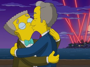 Waylon Smithers finally finds love in an episode of "The Simpsons."