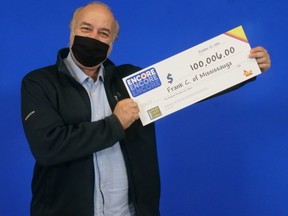 Frank Cosentino of Mississauga won three times on one ticket.