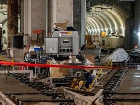 Metrolinx has announced the final stretch of track has been installed for the Crosstown Eglinton LRT.