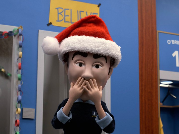 Jason Sudeikis’ beloved soccer coach Ted Lasso is back in an animated short film, The Missing Christmas Mustache.