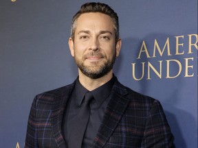 Zachary Levi attends the Los Angeles premiere of Lionsgate's American Underdog on Dec. 15, 2021.