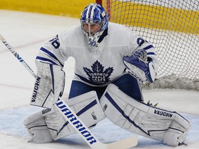 Maple Leafs goaltender Jack Campbell and his teammates made it back from Vancouver.