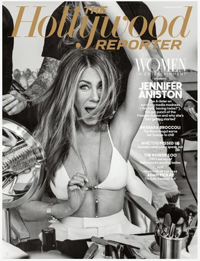 Jennifer Aniston on the cover of The Hollywood Reporter