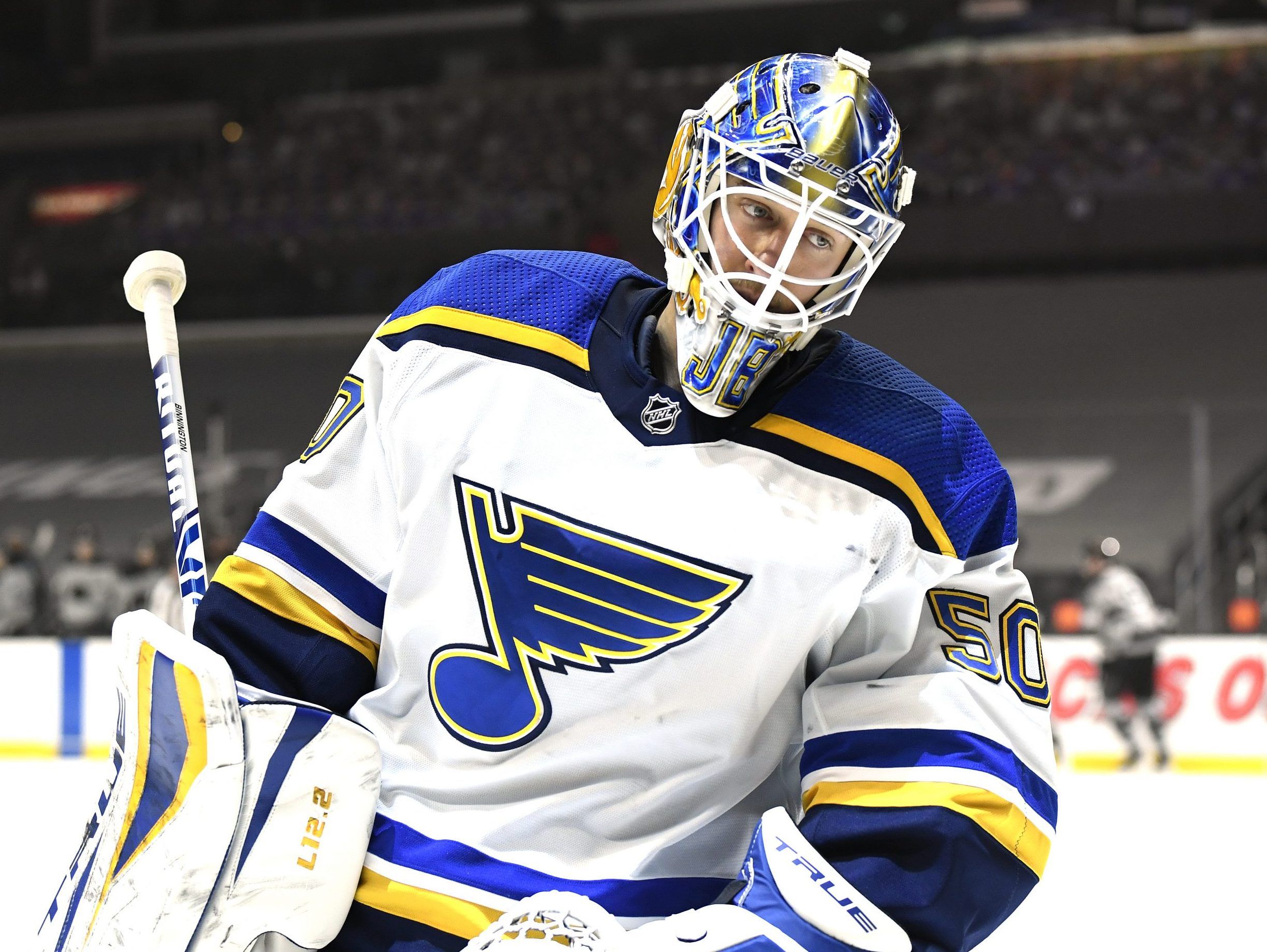 Binnington out for series; Blues call up Lindgren