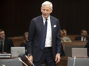 Canada's Ambassador to China, Dominic Barton, waits to appear before the House of Commons committee on Canada-China relations in Ottawa, Wednesday, February 5, 2020.