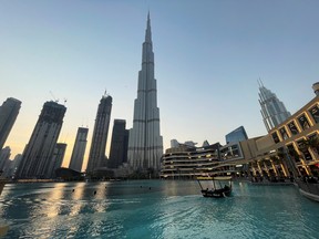 General view of the Burj Khalifa and the downtown skyline in Dubai, United Arab Emirates, September 30, 2021.