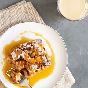 Eggnog French Toast Bake