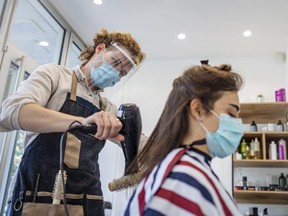 A hairdresser doesn't like hearing people's complaints about her profession.