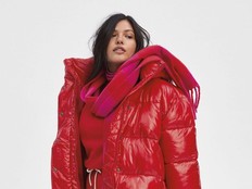Go boldly colourful and puffy in the season’s top trends; cropped puffer jacket from the Gap (gapcanada.ca).
