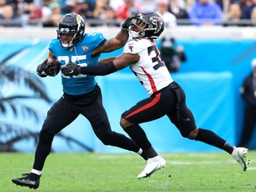 James Robinson #25 of the Jacksonville Jaguars will be the featured running back and get plenty of touches under interim coach Darrell Bevell.