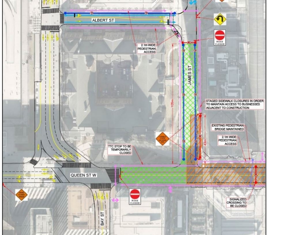 Here's what Toronto's Queen Street looks like now that 4-year closure is  underway