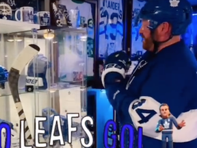 Kurtis Stevenson has made himself a case as the world's biggest Toronto Maple Leafs fan, despite living all the way in Redcliff, AB, near Medicine Hat.