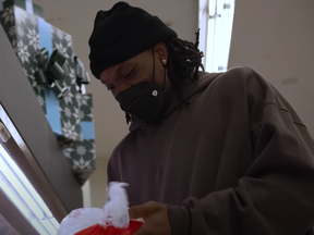 Toronto Raptors big man Precious Achiuwa, who is from Nigeria and has also lived in parts of Florida while pursuing his hoop dreams, was shown buying milk the Ontario way for the first time recently.