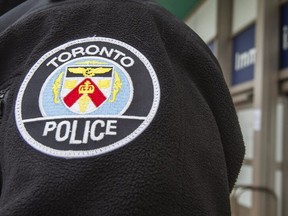 A Toronto Police officer is seen Nov. 27, 2021.