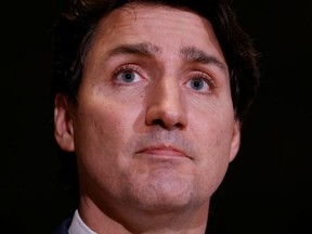 Canada's Prime Minister Justin Trudeau takes part in a child care announcement in Ottawa, Ontario, Canada December 15, 2021.