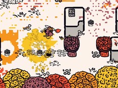 A screenshot of the game Chicory: A Colorful Tale.