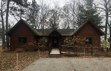 Jeffrey Epstein's lodge in Interlochen, Mich., is pictured in a court exhibit image released by the U.S. Southern District of New York.