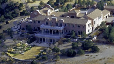Jeffrey Epstein's Zorro Ranch in New Mexico is pictured in a court exhibit image released by the U.S. Southern District of New York.