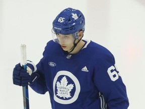 Toronto Maple Leafs Ilya Mikheyev at the first day of on ice activity at training camp in Toronto on Thursday September 23, 2021.