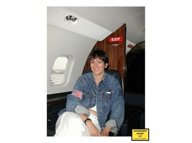 An undated photo shows Ghislaine Maxwell. The photo was entered into evidence by the U.S. Attorney's Office on Dec. 7, 2021 during the trial of Ghislaine Maxwell, the Jeffrey Epstein associate accused of sex trafficking, in New York City.