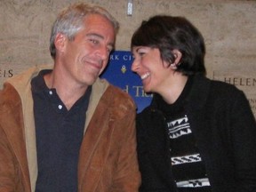 NOT THEM AGAIN! An undated photo showing Jeffrey Epstein and Ghislaine Maxwell that was entered into evidence by the U.S. Attorney's Office on Dec. 7, 2021 during the trial of Maxwell in New York City.
