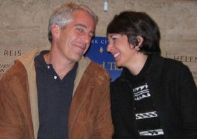 NOT THEM AGAIN! An undated photo showing Jeffrey Epstein and Ghislaine Maxwell that was entered into evidence by the U.S. Attorney’s Office on Dec. 7, 2021 during the trial of Maxwell in New York City.