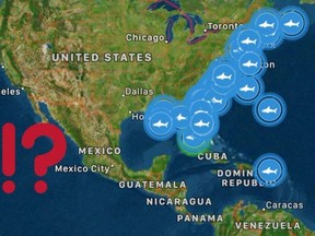 The fact that a tracker was showing white sharks gathering along the East Coast of the U.S. on Dec. 1 is no cause for concern, according to a spokesperson for the website Ocearch.