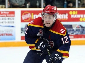 Former Wellington Dukes .Jacob Panetta, pictured in 2016, has been released by the Jacksonville Iceman of the East Coast Hockey League after allegedly making a racist gesture toward Jordan Subban.