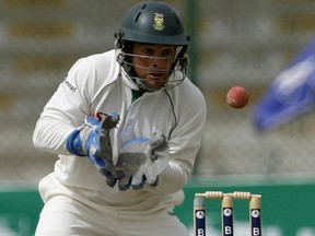 South Africa wicketkeeper Mark Boucher, shown in a 2007 file photo.