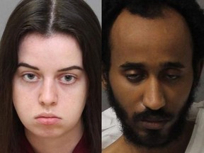 Accused sex traffickers, Julianna Fodor and Soreeysa Abdi. Ali is also charged with murder in the death of a former North Bay woman. TORONTO POLICE
