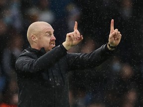 Burnley manager Sean Dyche.