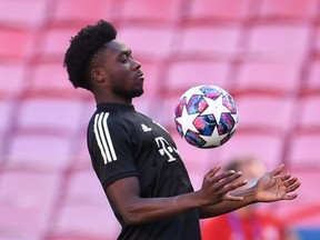 Bayern Munich's Alphonso Davies.