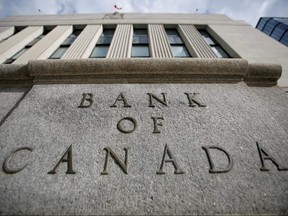 Bank of Canada-bygningen i Ottawa den 23. maj 2017.