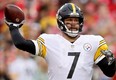 Monday will probably be the last home game of Ben Roethlisberger’s 18-year career as Steelers quarterback. Getty Images