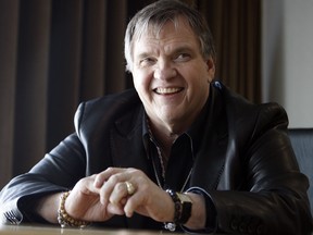 Meat Loaf talks about his new album at the Soho Metropolitan Hotel in Toronto on April 25, 2010.