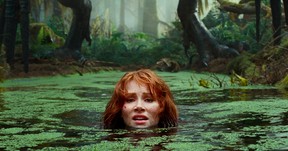 Bryce Dallas Howard in a scene from Jurassic Park: Dominion.