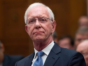 Former airline captain Chesley "Sully" Sullenberger looks on during an aviation subcommittee hearing at the Capitol in Washington, D.C., June 19, 2019.