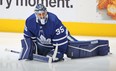 Petr Mrazek of the Toronto Maple Leafs will get the starting nod in goal Saturday in Detroit and next Tuesday in New Jersey.