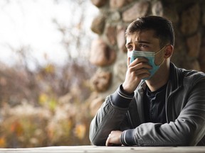 Young Man Struggling With Mental Health