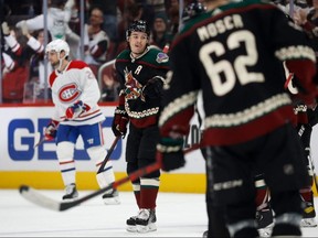 The Montreal Canadiens are firmly at the bottom of the NHL standings after losing to the equally terrible Arizona Coyotes on Monday. GETTY IMAGES