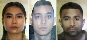 Robert Dinh (Conh Dinh), centre, and Thomas Cherukara, right, along with Jessica Sahadee Ceara Yari were all shot Jan. 21, 2022 in Mexico. Only Yari survived. QUINTANA ROO PROSECUTORS OFFICE