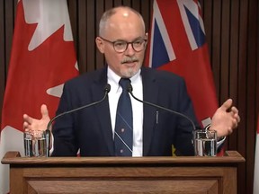 Ontario chief medical officer of health Dr. Kieran Moore said: “No one wants them a minute longer than they have to be," about restrictions. “And they have to be proportionate to the risk. I do see the risk going down less and less, day by day, month by month, going forward.”