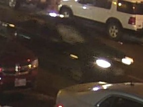 An image released by Toronto Police of a vehicle sought in a fatal hit and run on January 22, 2022.