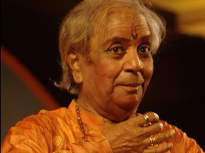 Birju Maharaj is pictured performing in Pune in 2012